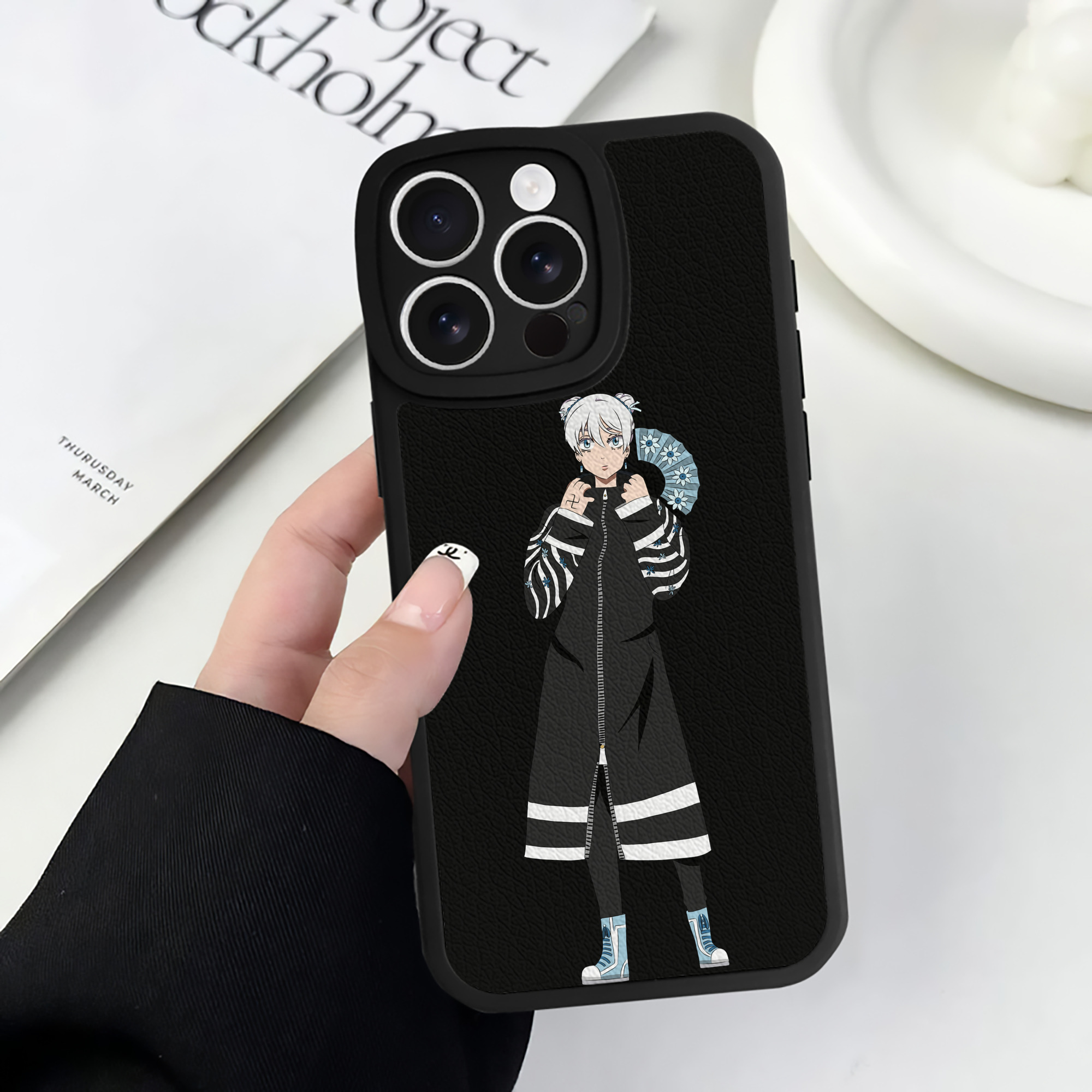 （画像用） 東京リベンジャーズ Tokyo Revengers 【iPhone 16シリーズ対応】シリコンスマホケース（レザー調） 材質：シリコン